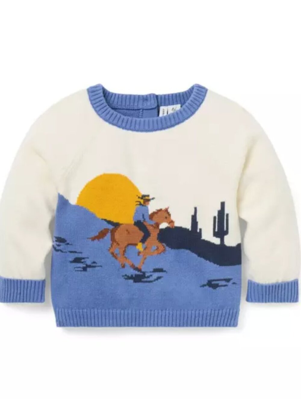 Janie and Jack Baby Cowboy Sweater 6-12m